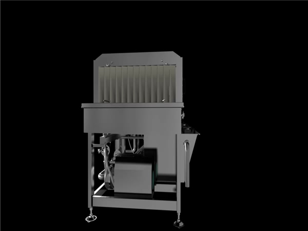 專業制造周轉箱清洗機，筐子去污機，食品筐清洗設備高速洗箱機