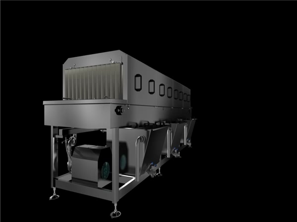 周轉箱工作原理，明超洗箱機，周轉箱清洗機，周轉筐清洗機