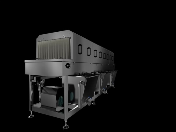 周轉箱工作原理，明超洗箱機，周轉箱清洗機，周轉筐清洗機