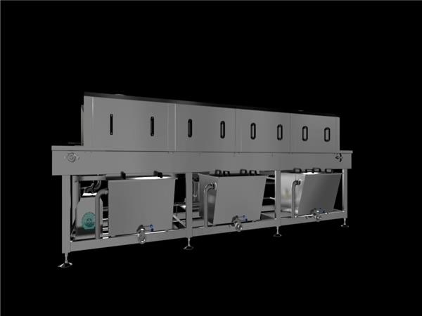 周轉容器清洗機，適用于食品周轉容器清洗滅菌，-環速