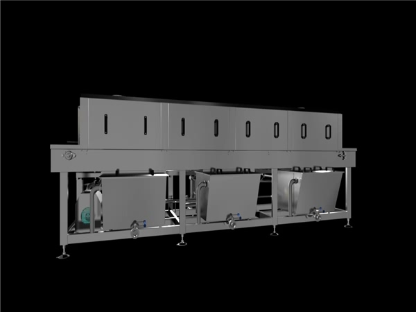 食品周轉筐，物流周轉筐清洗設備，環速衛生級食品設備