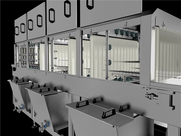 食品筐清洗機，食品托盤清洗機，周轉筐清洗機