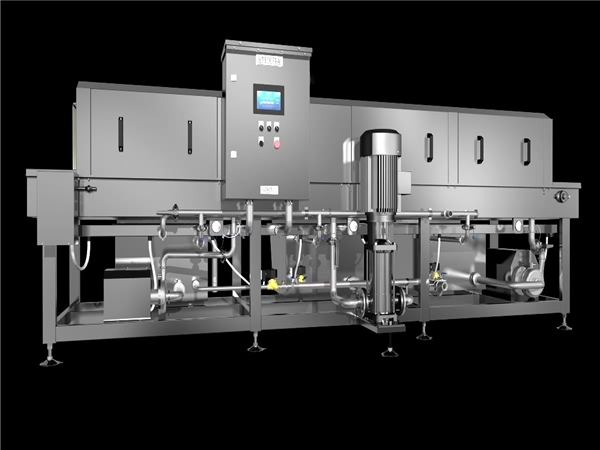 食品筐清洗機，食品托盤清洗機，周轉筐清洗機