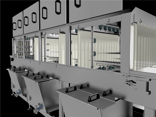 噴淋洗筐機，周轉筐清洗機，洗箱機價格