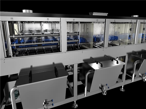 食品筐清洗機_食品筐清洗機，盤子清洗機，周轉箱，全自動洗筐機