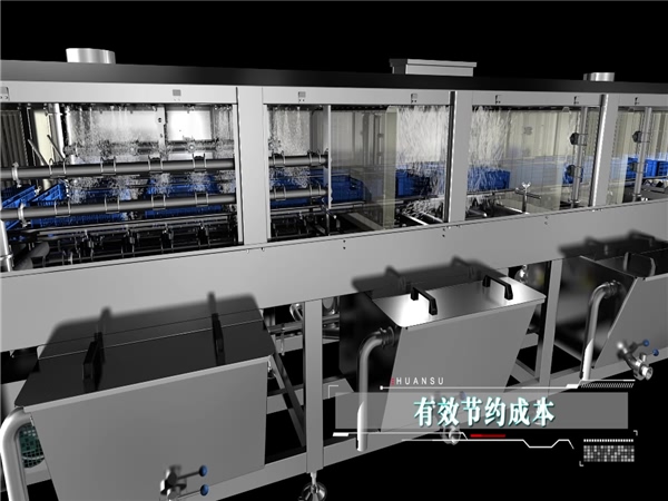 供應(yīng)洗筐機(jī)，周轉(zhuǎn)箱清洗機(jī)，全自動洗框設(shè)備，環(huán)速洗筐機(jī)價格