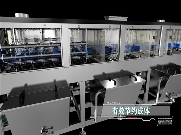 廠家直銷全自動周轉(zhuǎn)箱洗筐機(jī)，烘干式清洗機(jī)，周轉(zhuǎn)筐清洗機(jī)