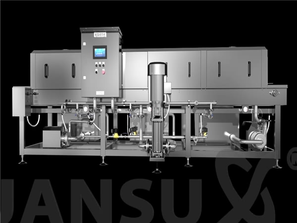 生產洗箱機，洗筐機，食品周轉箱清洗機