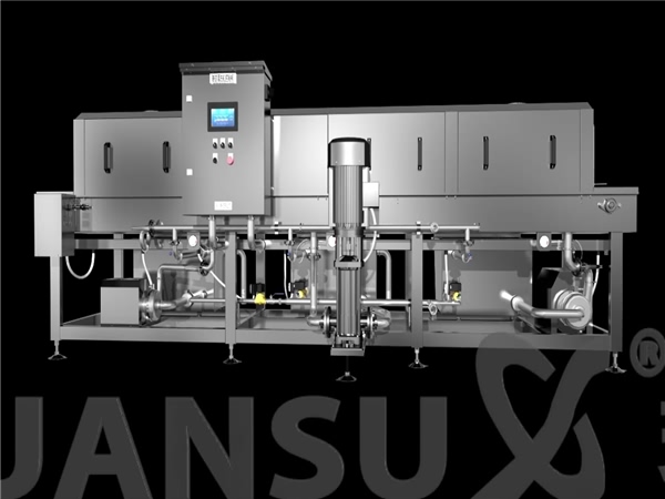 廠家定制，全自動(dòng)不銹鋼熱水高壓噴淋洗筐機(jī)，周轉(zhuǎn)箱清洗機(jī)，塑料筐清洗機(jī)全國(guó)包郵