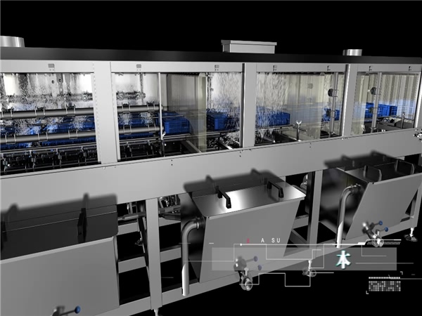 周轉箱清洗機，廠家直供，周轉箱清洗機，價格合理