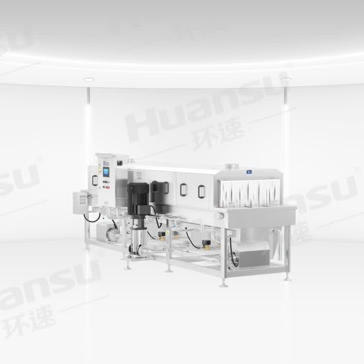 優(yōu)質(zhì)塑料箱清洗機(jī) 清洗量900只小時(shí) 擺動(dòng)清洗