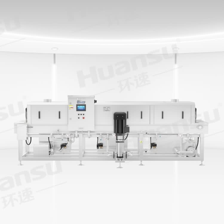 新型塑料箱清洗機價格 價格環速提供免費試機 帶設備回工廠