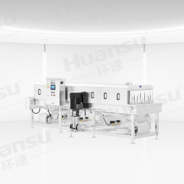周轉箱清洗機原理 全自動洗箱機廠家 清洗量大