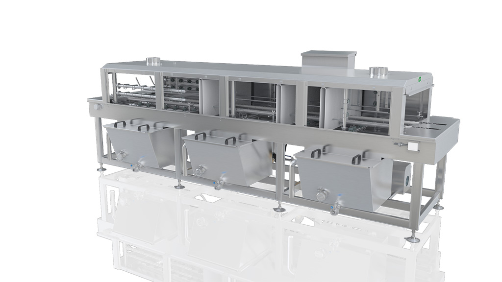 蘇州洗筐機 清洗干凈，食品級材質，